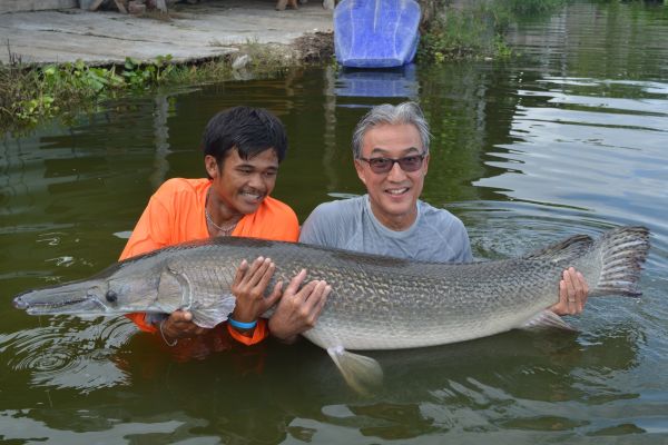 Gallery - Fishing in Thailand at Teak Tree Lake Alligator Gar